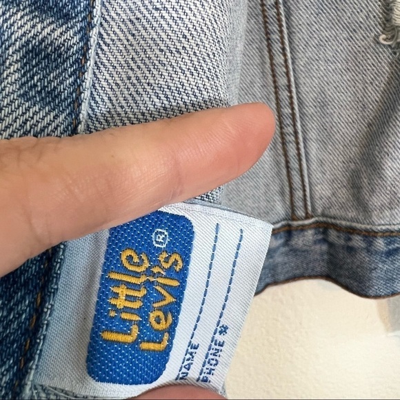 Vintage Levis Denim Jacket Orange Tab - Picture 7 of 8